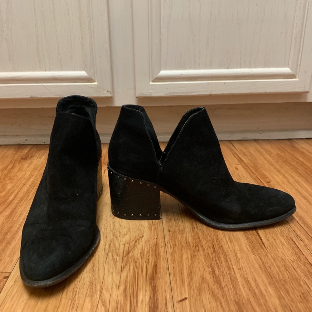 Vince Camuto cutout booties